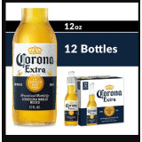 Corona Extra Mexican Lager Import Beer Bottles