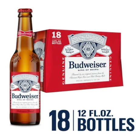 Budweiser King Of Beers Lager Beer (12 x 16 fl oz)