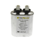 Titan 7.5 MFD Oval Motor Run Capacitor (370V)