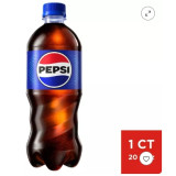 Pepsi Cola Soda - 20 fl oz Bottle