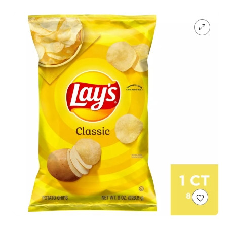 Lay's Classic Potato Chips - 8oz