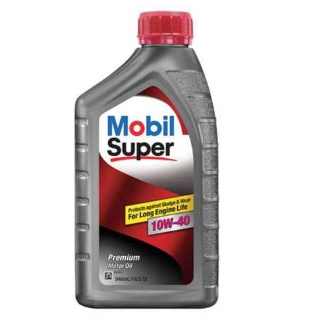 Engine Oil, Super, Semi-Synthetic, 10W40, 1 qt., Each