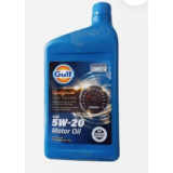 Gulf 5w20 High Mileage Motor OIL 1 QT