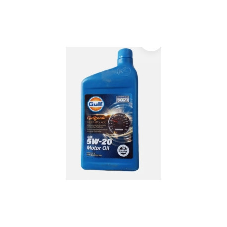 Gulf 5w20 High Mileage Motor OIL 1 QT