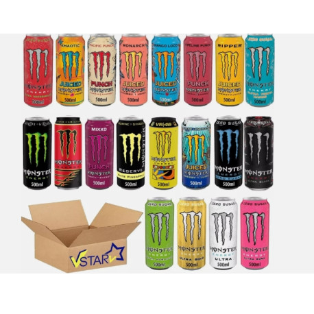 Monster Energy Mega Mixed Variety Drink 500ml